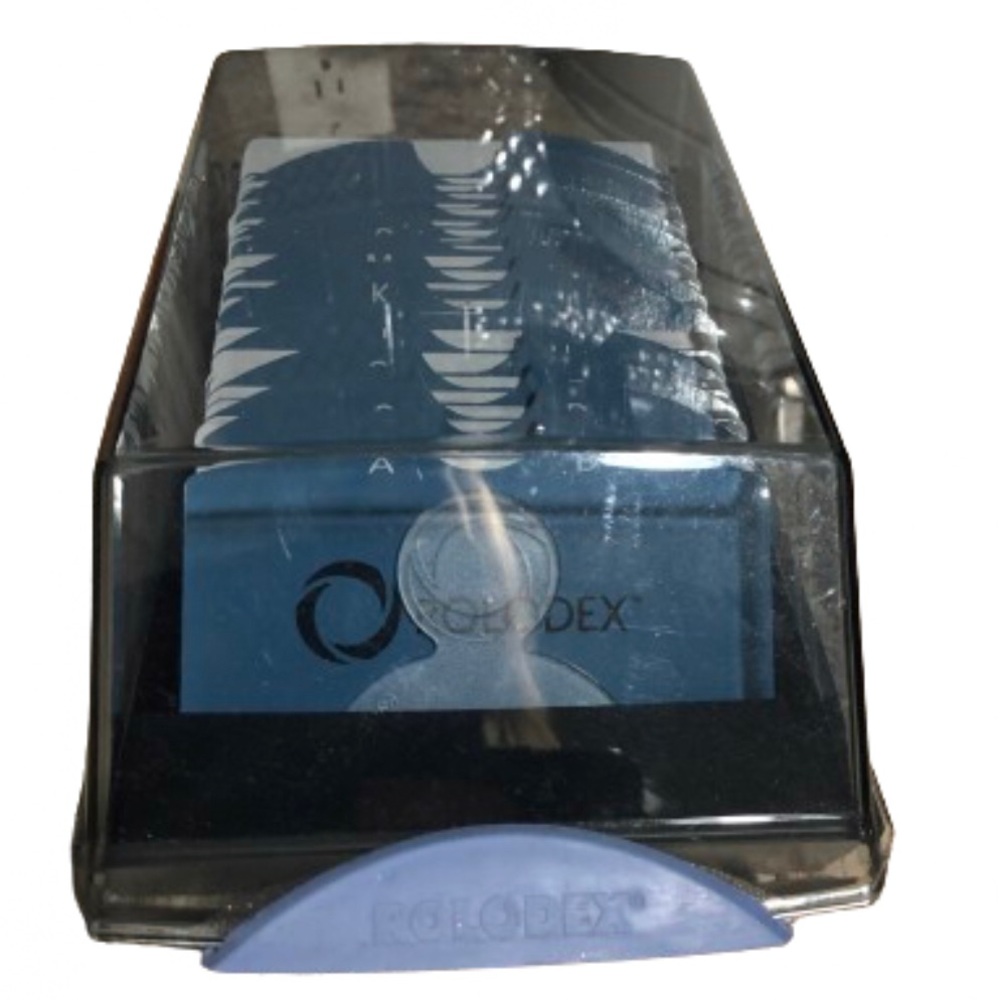 NWOT Rolodex Card holder 4 1/2” x 8”
